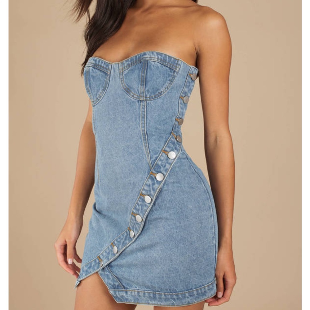 Denim dress